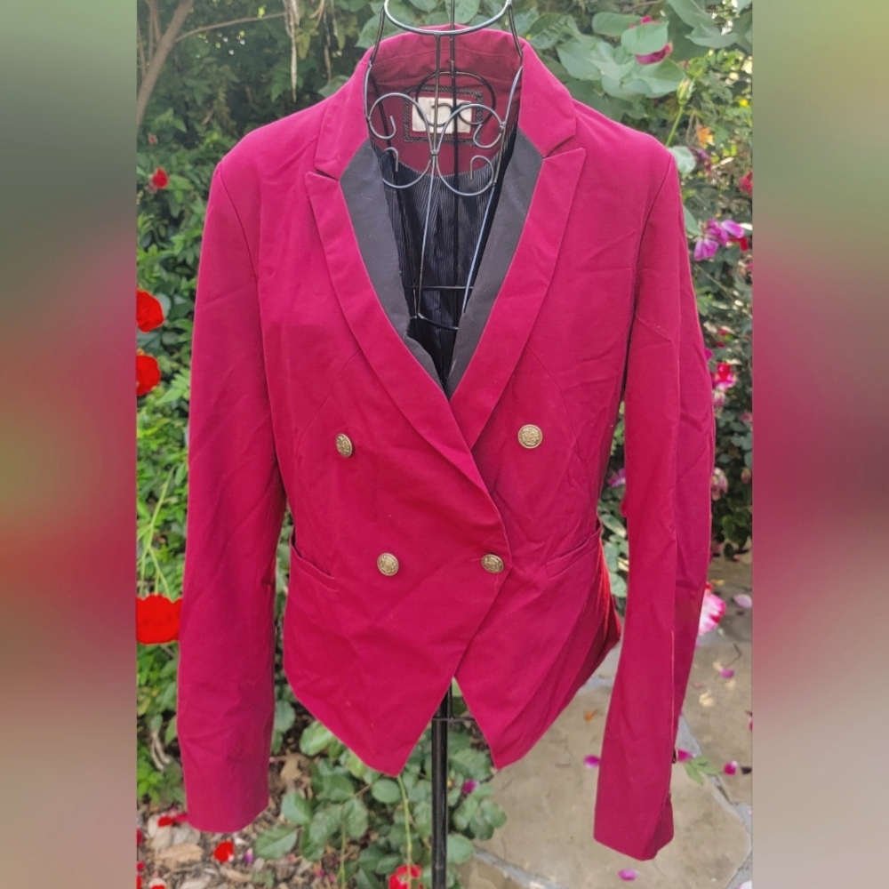 Burgundy Blazer